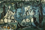 Pablo Picasso  Le Déjeuner sur l'herbe d'après Manet 1960